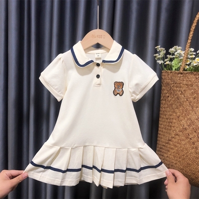 taobao agent Summer dress, children's summer clothing girl's, small princess costume, 2023 collection, western style, with short sleeve