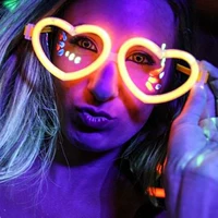DreamGlow kính huỳnh quang buổi hòa nhạc bên cung cấp đạo cụ bầu không khí tất cả các loại trái tim yêu - Sản phẩm Đảng / Magic / Hiệu suất đồ hóa trang halloween vô diện	