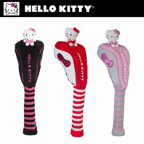 Hello kitty, оригинальные импортные розовые клюшки для гольфа