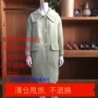Beijia ánh sáng màu xanh lá cây mùa đông vai lớn ve áo dài phần áo len dài giảm giá phụ nữ T8028A - Trung bình và dài Coat áo khoác da