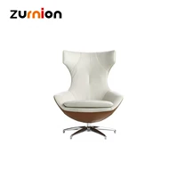 Zurnion thiết kế nội thất sáng tạo CARUZZO ARMCHAIR phòng mô hình căn hộ nhỏ ghế sofa - Đồ nội thất thiết kế ghế sofa gỗ
