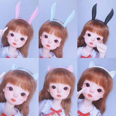 taobao agent There are 68 free shipping full -size BJD3468.12 points OB11 small cloth doll hair hoop baby jacket accessories headwear ear ears