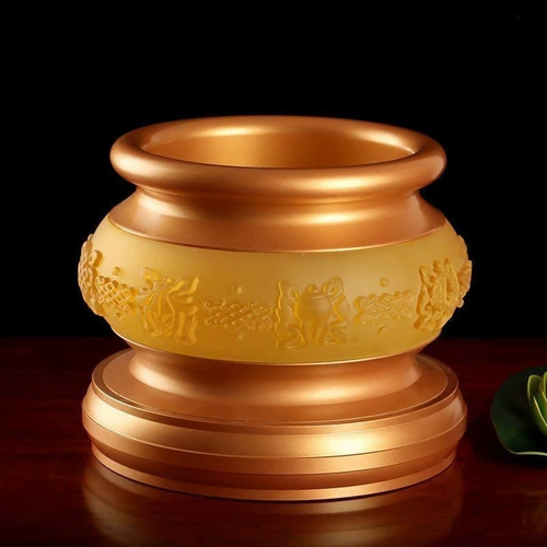 Баочэн Будда Тайваня застекленная бронзовая бронзовая ароматная печь Чистое бронзовое аромат