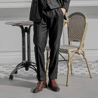 Ретро штаны, пиджак классического кроя, в британском стиле, свободный прямой крой