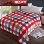 Bình thường flannel viền chăn NAP chăn điều hòa ấm áp đôi dày sinh viên dòng chăn đơn - Ném / Chăn chăn lông siêu nhẹ