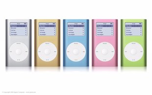 純正 Apple iPod mini mp3 4G ハードドライブ mp3 学生プレーヤー