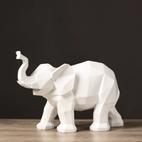 Современное и минималистичное украшение в помещении, креативное оригами, слон