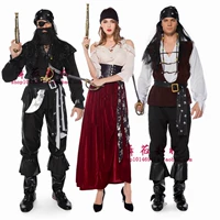 Halloween hóa trang cosplay Caribe nữ cướp biển trang phục cướp biển trang phục người lớn Thuyền Trưởng Jack trang phục halloween phù thủy