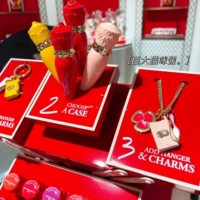 [Christian Louboutin CL萝卜丁女王权杖口红粉色 黄色 红色 配饰]