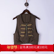 Xuân 2018 vest mới thời trang Hàn Quốc khóa kéo không tay vest mặc vest nữ kF6
