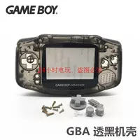 Новый корпус GBA Shell GBA Shell GBA с зеркальной винтовой кнопкой GBA прозрачный черный корпус