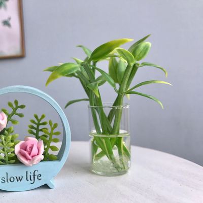 taobao agent BJD simulation hydraulic plant potted flower soldiers six points and eight points OB11 baby house home decoration micro -shrinkage baby flower