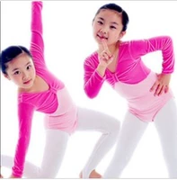 Детская флисовая одежда для гимнастики, спортивная одежда, костюм