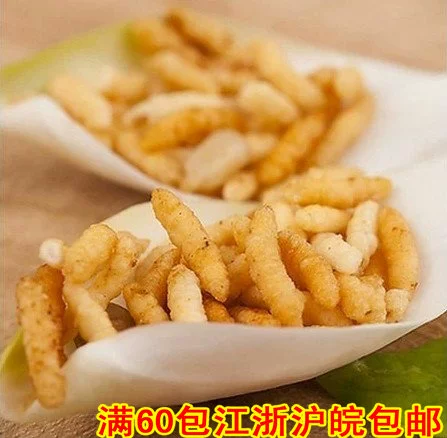 上口心 Тайский вкус жареных рисовых специй/вкуса говядины, а хрустящий вкус - около 10 г одной сумки