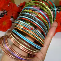 Handmade Gốc Ấn Độ Belly Dance Tây Tạng Bạc Đồng Bảy Sao Vòng Đeo Tay Tốt Multi-Vòng Tròn Vòng Đeo Tay Bracelet Bohemian Nổi Tiếng Gió vòng tay bạc nữ