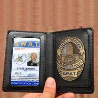 Индивидуальная личность в Лос -Анджелесе Сертификат Пакет LAPD LAPD PERAK GROUP S.W.A.T Металлический значок Сертификат