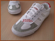 Toàn cầu Jiuzhou giày quần vợt giày vải giày trắng với giày bóng đá chạy đào tạo giày retro nam giới và phụ nữ giày