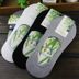 Của nam giới siêu nông miệng vớ vô hình mùa hè peas giày non-slip silicone pad vớ thuyền Hàn Quốc sợi tre vớ Vớ sợi tre