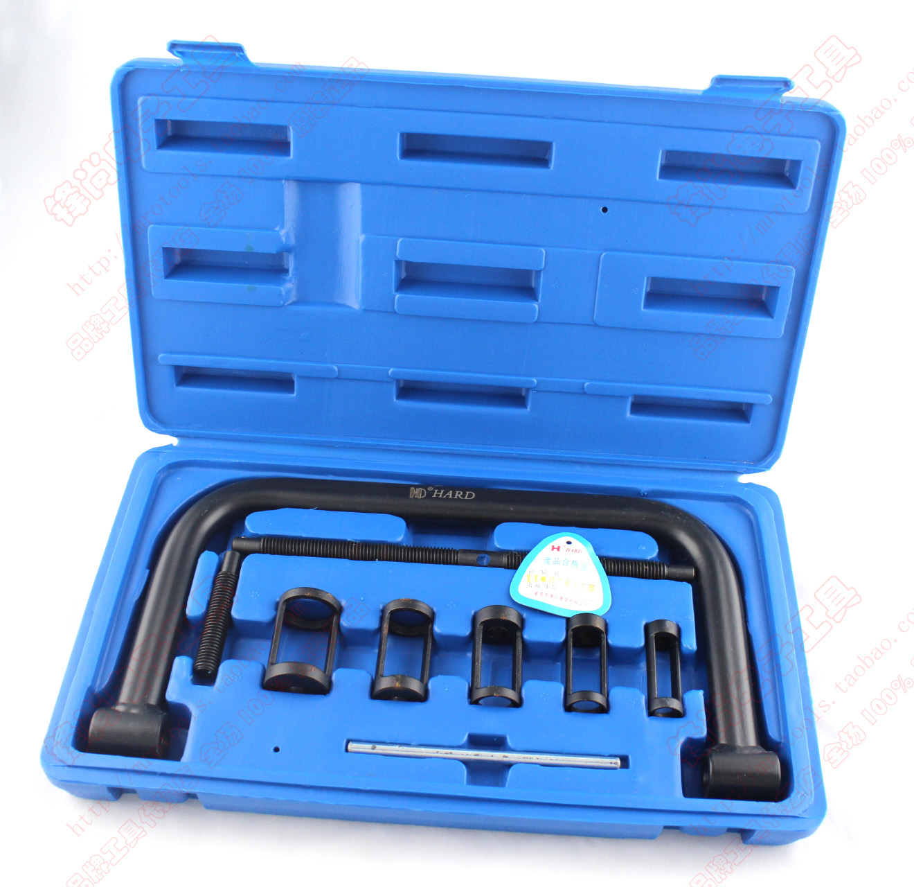 9PC Engine Cylinder Head Valve Spring Compressor Install Remove Tool U ...