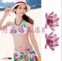 Nữ Hình xăm không thấm nước Sticker Lotus Trang phục hình ảnh Chụp cơ thể hình xăm Hàn Quốc Sticker 5 miếng hình xăm dán ngực