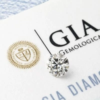 Бриллиантовый натуральный драгоценный камень, качественный алмаз, с сертификатом GIA