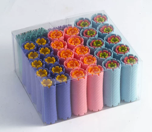 Японские батончики с керлинг -керлингом холодной горячей груши 10 видов стандартных парикмахерских стержней 100 комплектов