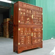 DF176 tủ sách gỗ long não tủ sách hai mươi bốn lịch sử tủ sách gỗ rắn tủ sách gỗ Trung Quốc tủ sách