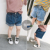 Trẻ em quần áo vệt trẻ em rửa sạch lưỡi edged quần short denim chàng trai 2018 mùa hè mới Hàn Quốc phiên bản nóng quần Quần jean