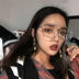 Hàn quốc phiên bản của kính mát nữ triều net màu đỏ với đoạn 2018 kính mát nữ kính mát vuông lớn mặt kính trong suốt khung nam giới và phụ nữ Kính râm