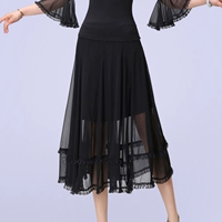 Латинская танцевальная одежда новая длинная юбка квадратная танцевальная юбка