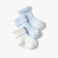 Runrungo cho bé hộp quà vớ cotton sơ sinh thoáng khí cotton vớ bé sơ sinh hộp quà tặng 3 đôi bộ quà tặng em bé