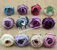DIY ручной работы цветочного кольца моделирование материала Rose Head European Retro Camellia Baess Handicon Accessories Handicraft
