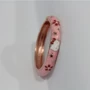 Xác thực trẻ em Bắc Kinh cũ kityy mèo cloisonne vòng đeo tay lụa peony retro thời trang - Vòng đeo tay Cuff vòng tay nam bạc