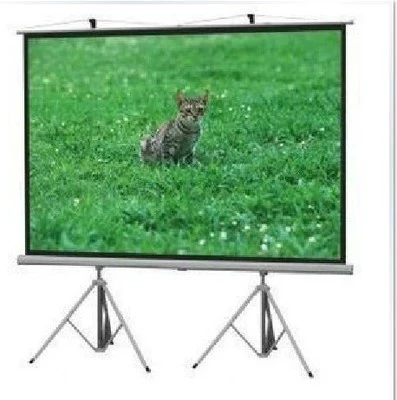 Miễn phí vận chuyển sang trọng màn hình chiếu đôi 150 inch màn hình di động ngoài trời  màn hình máy chiếu cầm tay - Phụ kiện máy chiếu