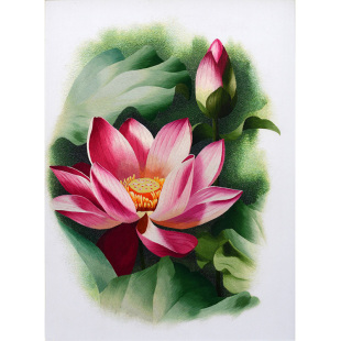 名古绣艺 Украшение, с вышивкой, подходит для начинающих, 30×40см