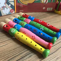 Nhạc cụ sáo trẻ em bé gái mới bắt đầu mẫu giáo chơi nhạc giáo dục sớm đồ chơi bằng nhựa sáu lỗ clarinet đàn piano cho bé gái