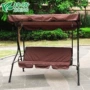 梓 晴 Ngoài trời rèn sắt ba-đu dành cho người lớn giải trí rocking chair vườn ban công vườn Châu Âu-phong cách treo ghế đồ gỗ ngoài trời bàn ghế ngồi ngoài trời