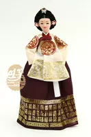 Южная Корея импортировала королева суда Ханбок Кукла/Корейская традиционные ремесла/мебель/подлинная/H-P03146