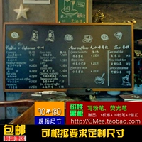 Деревянная рама Blackboard Magnetic 90*180 Teak Frame Magnetic Hanging Coffee Restauranc