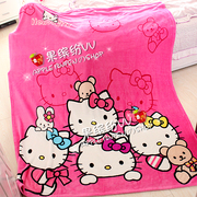 Hello Kitty Hello Kitty Nhung San Hô Nhung Chăn Khăn Là Mùa Hè Làm Mát Chăn Giải Trí Chăn