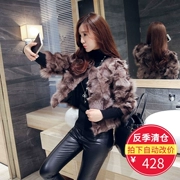 Chống mùa giải phóng mặt bằng 2017 mới fox fur coat phụ nữ ngắn của Hàn Quốc phiên bản của tự trồng Haining áo khoác lông thú