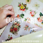 "LUCKY ART" sticker giấy axit sulfuric Người bạn tốt của tài khoản tay DIY sticker - Giấy văn phòng