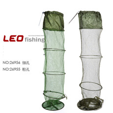 садок 包邮5层鱼护粗细孔1.4米小鱼护渔鱼笼折叠鱼护鱼笼子装鱼网 Music Europe