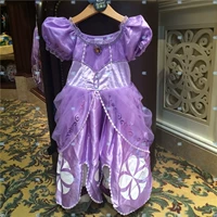 Hồng Kông Disneyland Sophia Công chúa nhỏ Dress Dress Trình diễn cho trẻ em Quà tặng năm mới Sophia - Váy trẻ em váy công chúa cho bé gái