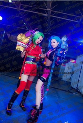 taobao agent The year of the sheep is limited to Shenlong flames Jinx Cosplay clothing customization