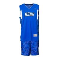 Spring 鸟 男装 篮球 服 正品 2017 mùa xuân mới bóng rổ thể thao bóng rổ bộ D171125 bộ quần áo adidas nam