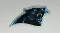 NFL Carolina Black Panther Carolina Panthers вышитая наклейка на вышивную наклейку с вышивкой