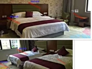 Gỗ rắn khách sạn căn hộ khách sạn căn hộ câu lạc bộ chuỗi nhanh gói mềm tiêu chuẩn phòng đôi giường đôi đầy đủ đồ nội thất - Nội thất khách sạn