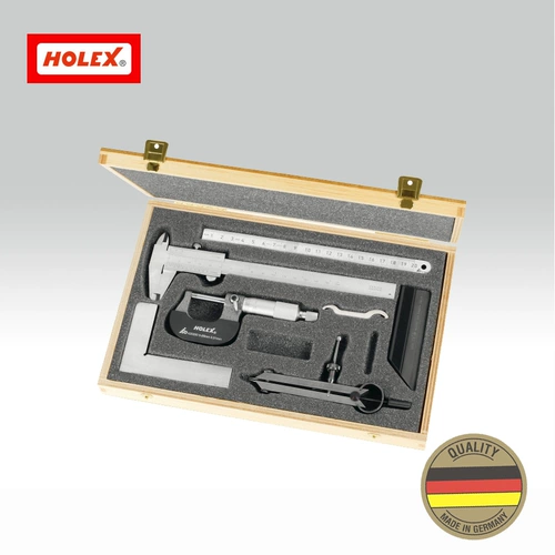 Hofman Holex измеренный набор инструментов из 6 -й вещей -карты Угола карты 10 ленточной ленты круглой линейки