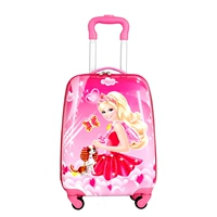 New Barbie trẻ em của trường hợp xe đẩy bánh xe phổ của trẻ em túi du lịch chàng trai và cô gái 16 18 inch du lịch tow hộp ali cho bé gái